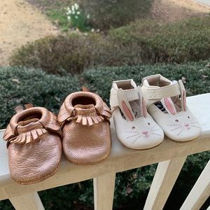 Rose Gold Baby 👶 Shoes + Easter Baby 🍼 Shoes